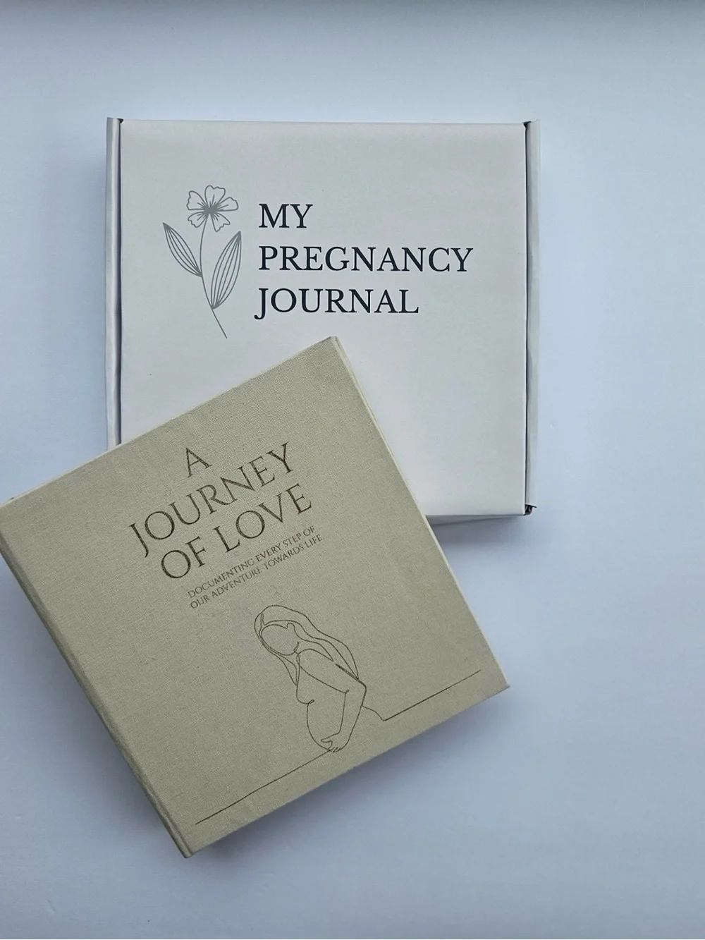 Lot 30 Pregnancy Journal - White Pregnancy Journal